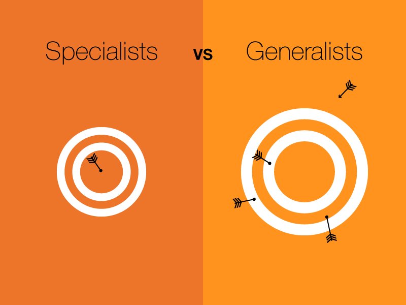 Generalists vs Specialists - What is your career path?